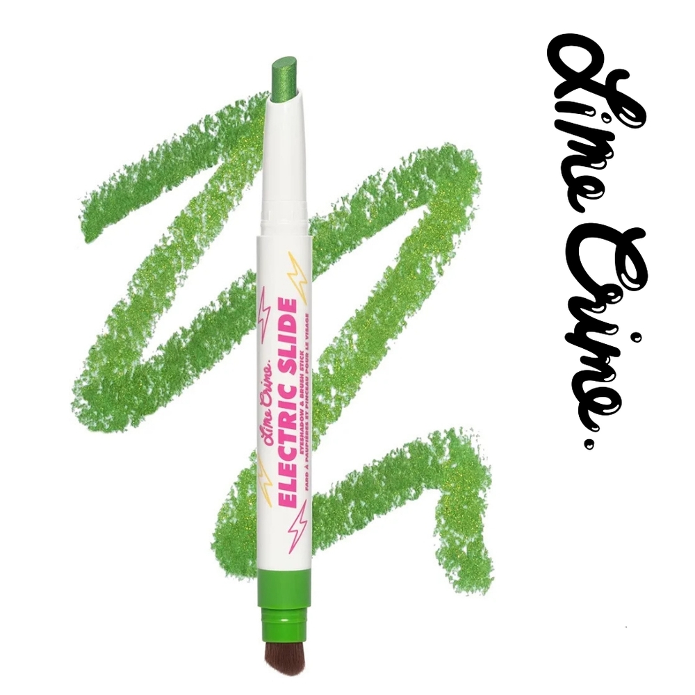 Lime Crime 💚 Electric Slide Eyeshadow & Brush Stick- Lets Bounce - Discontinued
